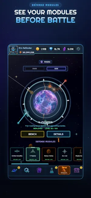 Idle Planet Defender: Space TD screenshot 2