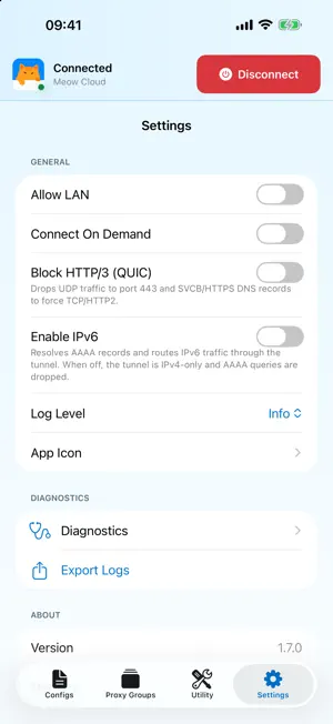 Meow - Smart VPN screenshot 4