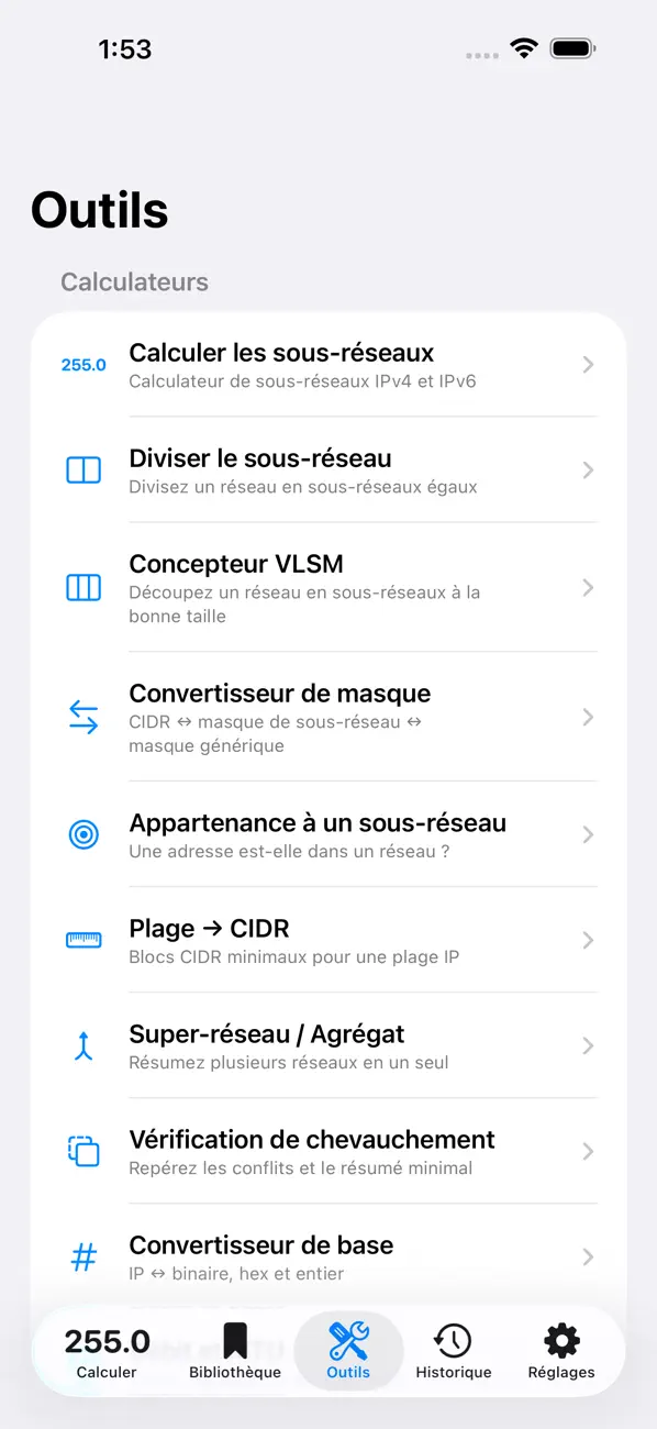 Screenshot #2 pour Subnet Plus: Subnet Calculator
