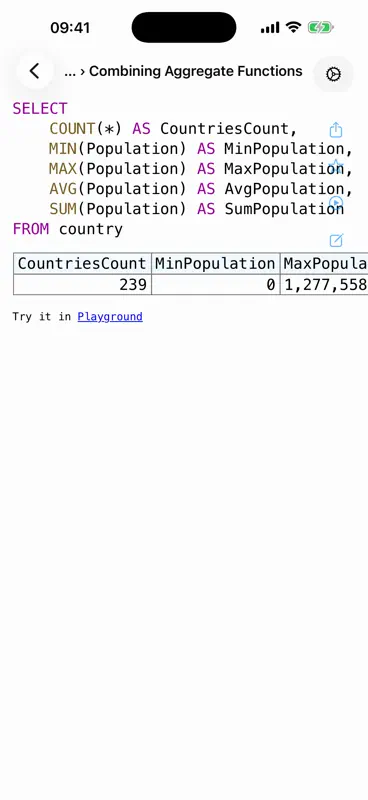 SQL Recipes screenshot 5 of 10