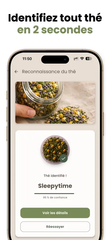 Teafinity: Minuteur Thé & IA screenshot 1 of 6