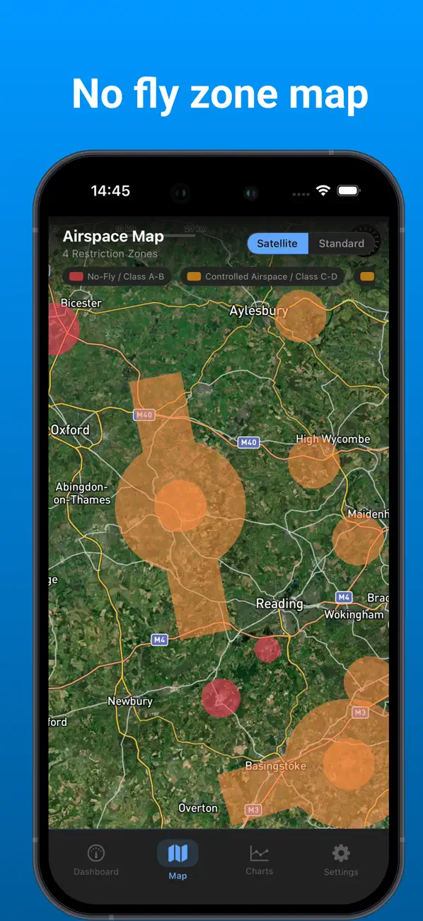 Screenshot #1 pour Drone Forecast:UAV map