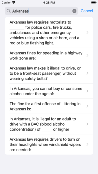 Arkansas Driving Test -DMVCool Screenshot