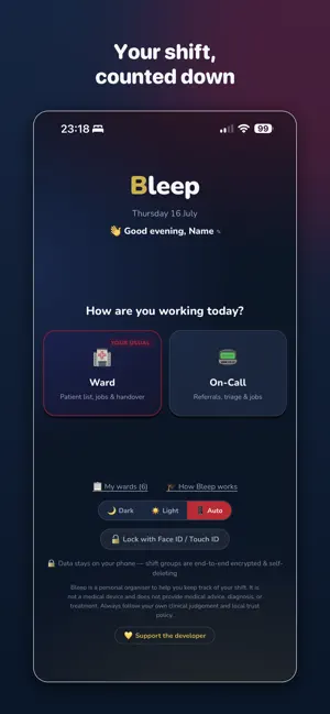 Bleep: Doctor's Companion screenshot 1