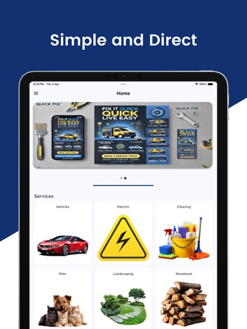 Quick Fix App iPad screenshot