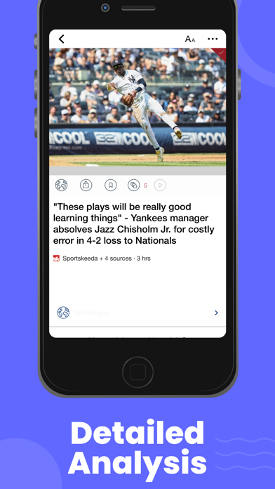 Baseball News & Scores, Stats Screenshot