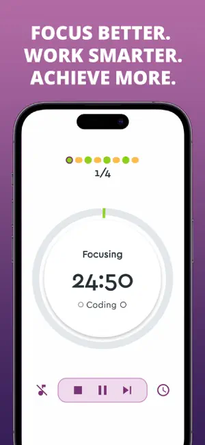 Iron Focus- Pomodoro timer screenshot 2