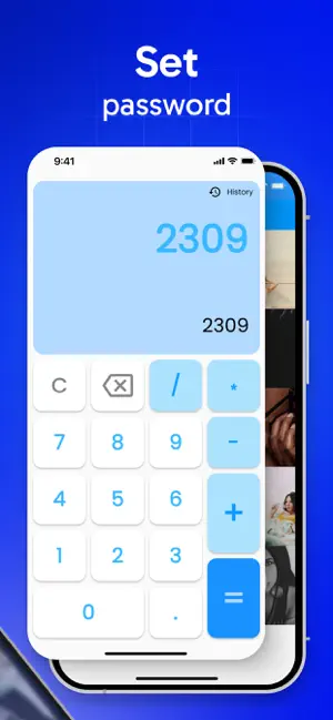 Calculator Lock - Secure Vault iPhone screenshot 3
