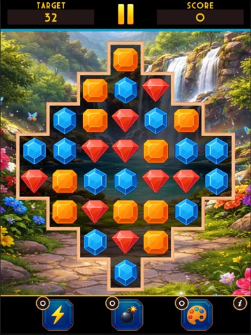 Crystal Garden - Jewel Quest iPad screenshot