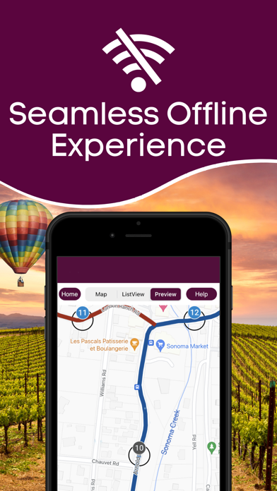 Napa & Sonoma: GPS Audio Tour Screenshot