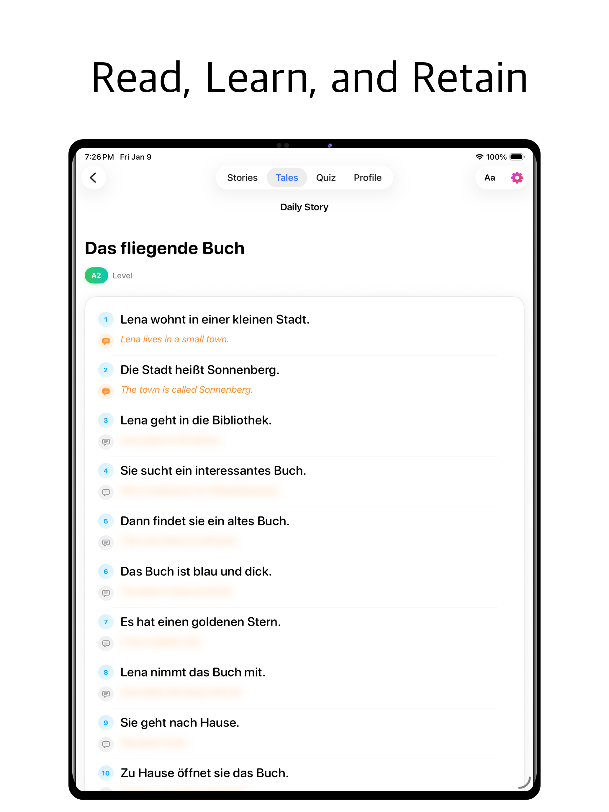 Learn German with Stories