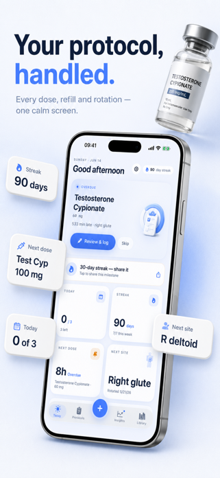 TRT AI: Testosterone Tracker Screenshot 1 of 10