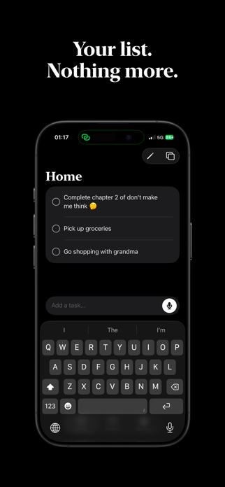 Chalk: Simple To Do Screenshot 1 of 8