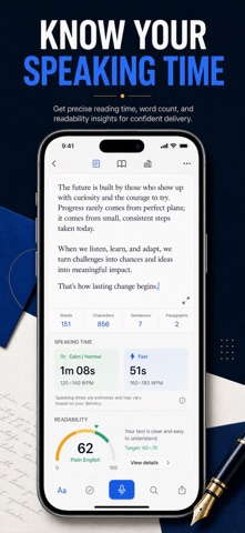 Reading Time Word Counter iPhone screenshot