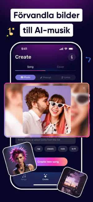 AIR-låt: AI-musikgenerator iPhone screenshot 5