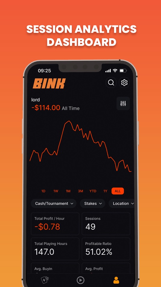 #6. Bink Poker Bankroll Tracker (iOS) 由: Heater LLC