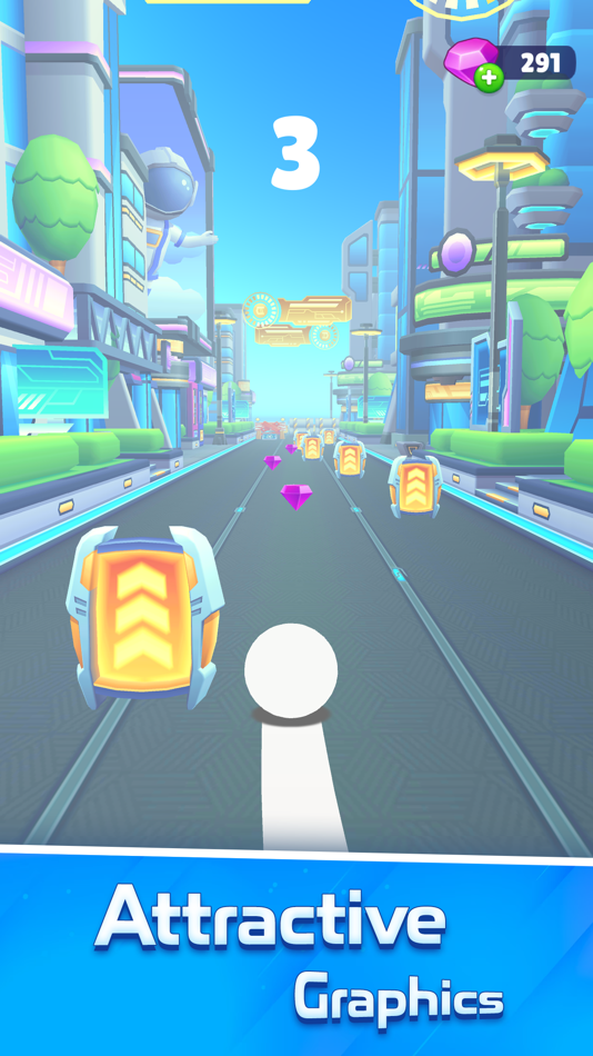 #2. Real Catch Up 3D - Speed Ball (iOS) 由: Vivek Radadiya