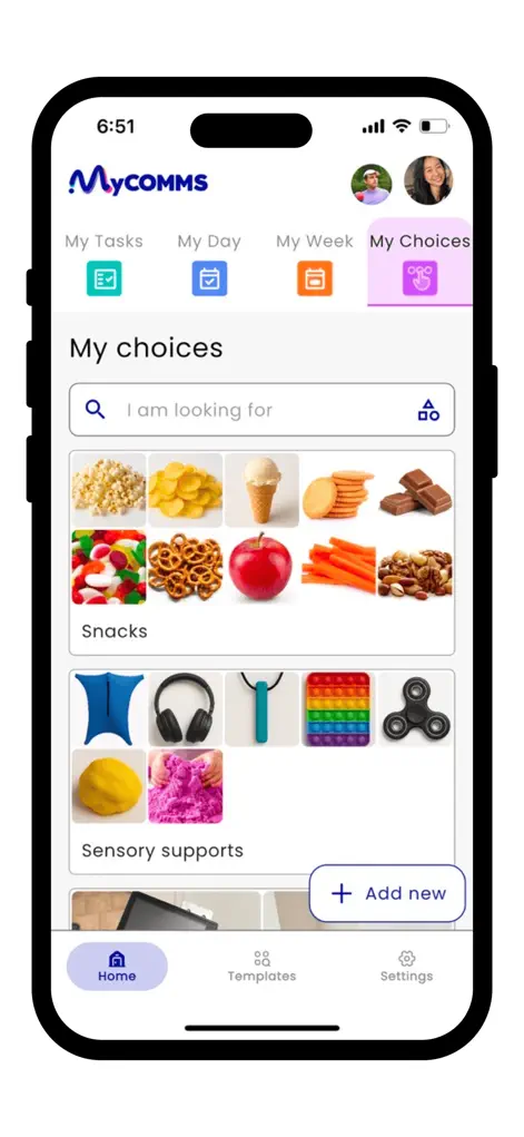 MyComms: Visual Supports App - Education App | MWM