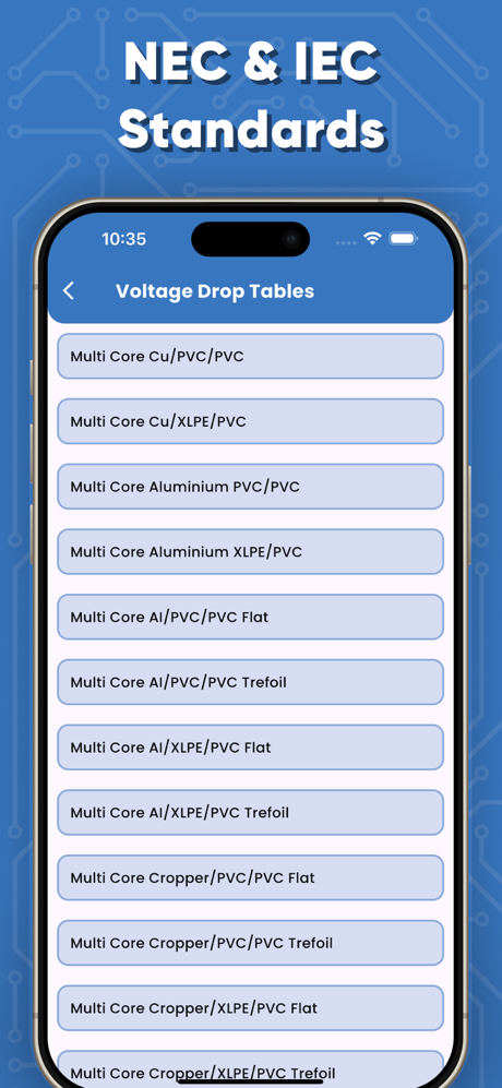 Cable Size Calculators screenshot 5