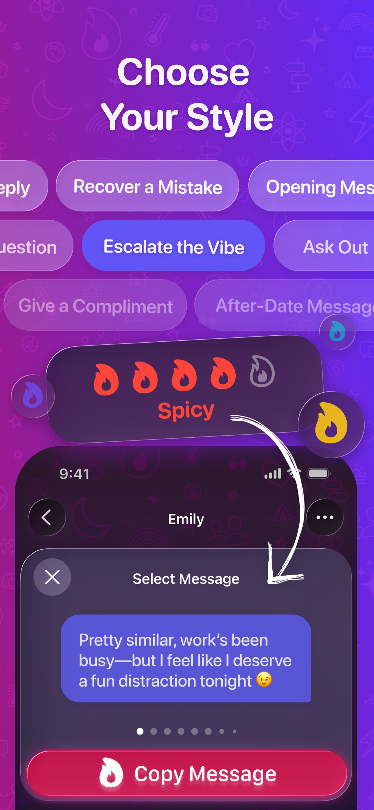 Flirtsy: AI Dating Chat Helper screenshot 3