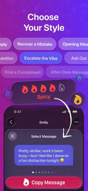 Flirtsy: AI Dating Chat Helper screenshot 3