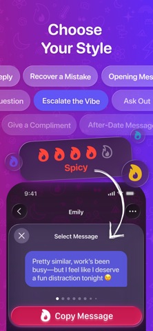 Flirtsy: AI Dating Chat Helper screenshot