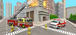 FIREFIGHTER - Fire Truck Games screenshot 3
