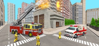 FIREFIGHTER - Fire Truck Games iPhone screenshot