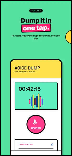 Voice Dump: AI Transcription screenshot 3