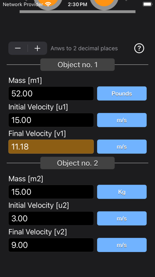 #9. Conservation of Momentum Calc (iOS) 由: Nitrio