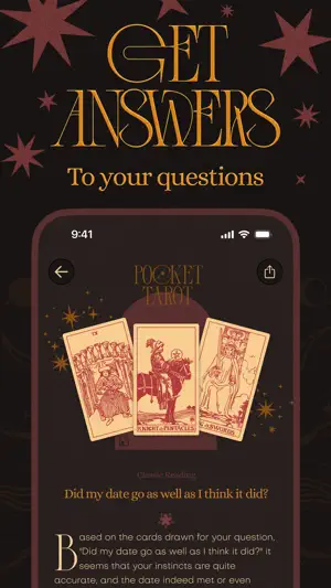PocketTarot Reading screenshot 1