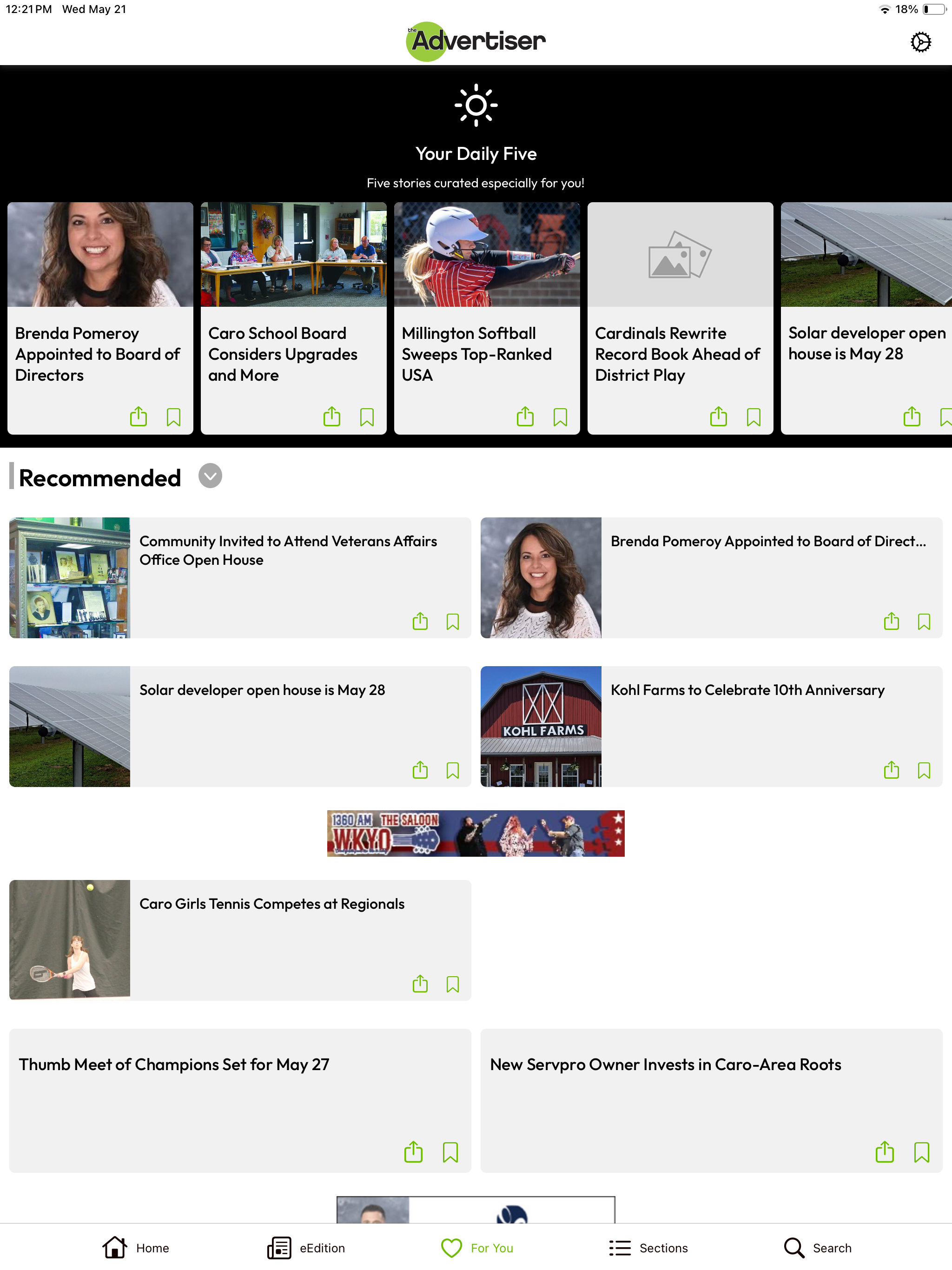 Tuscola County Advertiser screenshot 10