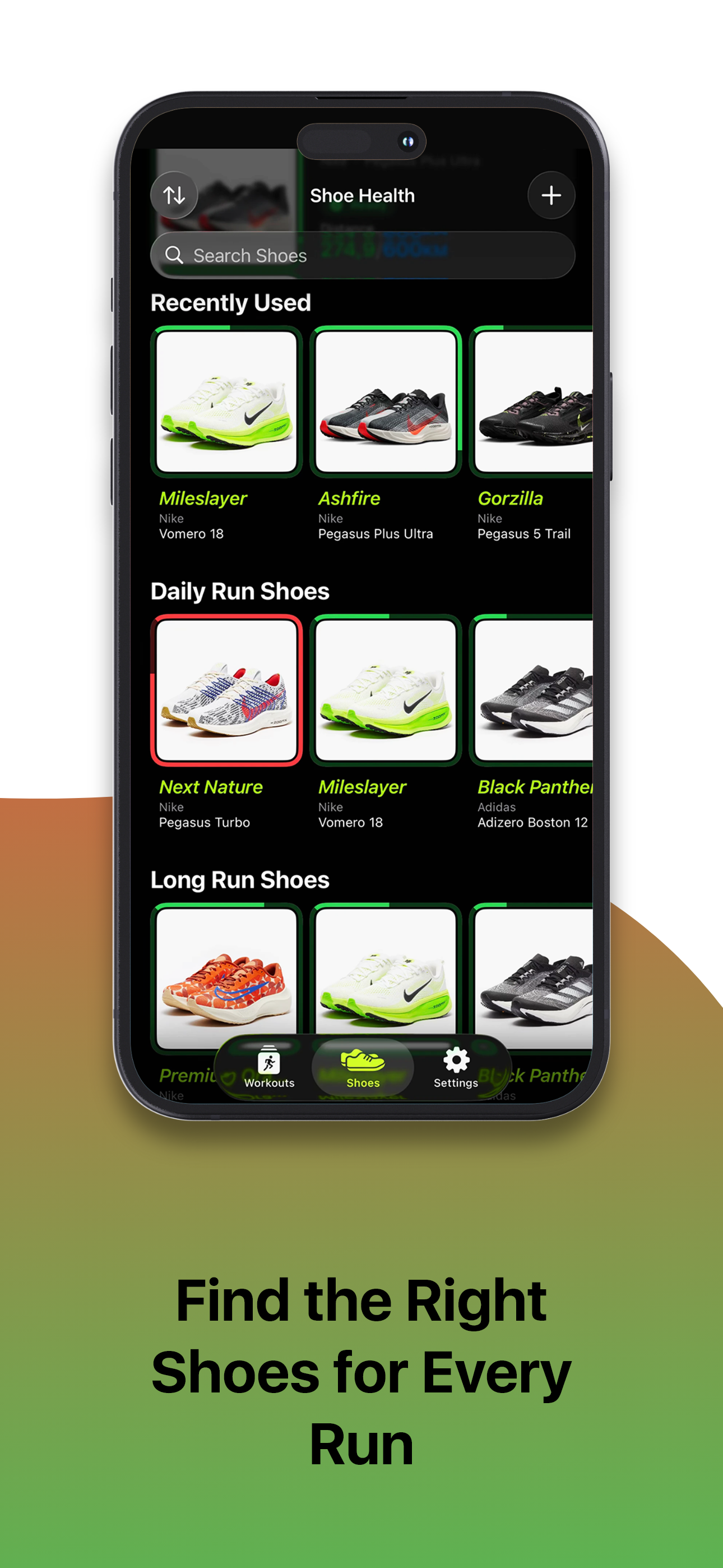 Shoe Health: Shoe Tracker