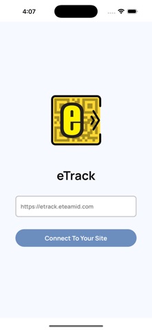 eTrackApp screenshot