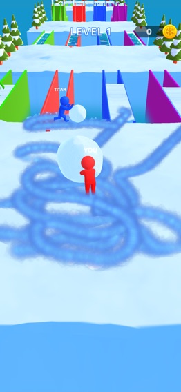 Snowball Race: Ice Racing Gameのおすすめ画像1