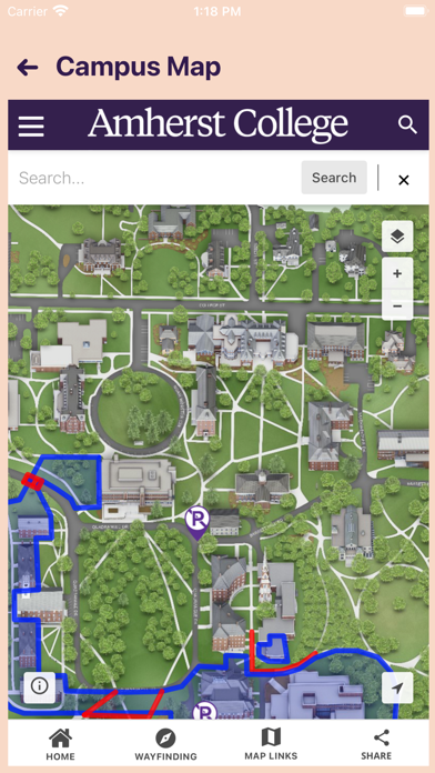 Amherst College Safety Screenshot