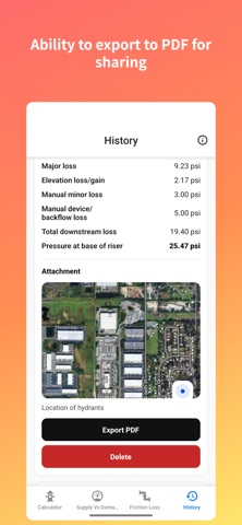 Hydrant Flow Test Calculator Screenshot 7 of 7