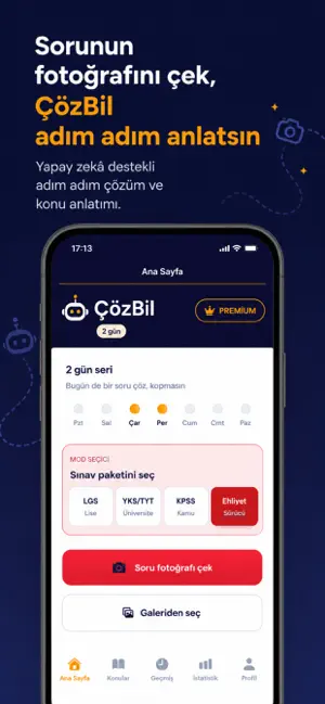 ÇözBil - AI Soru Çözücü screenshot 1