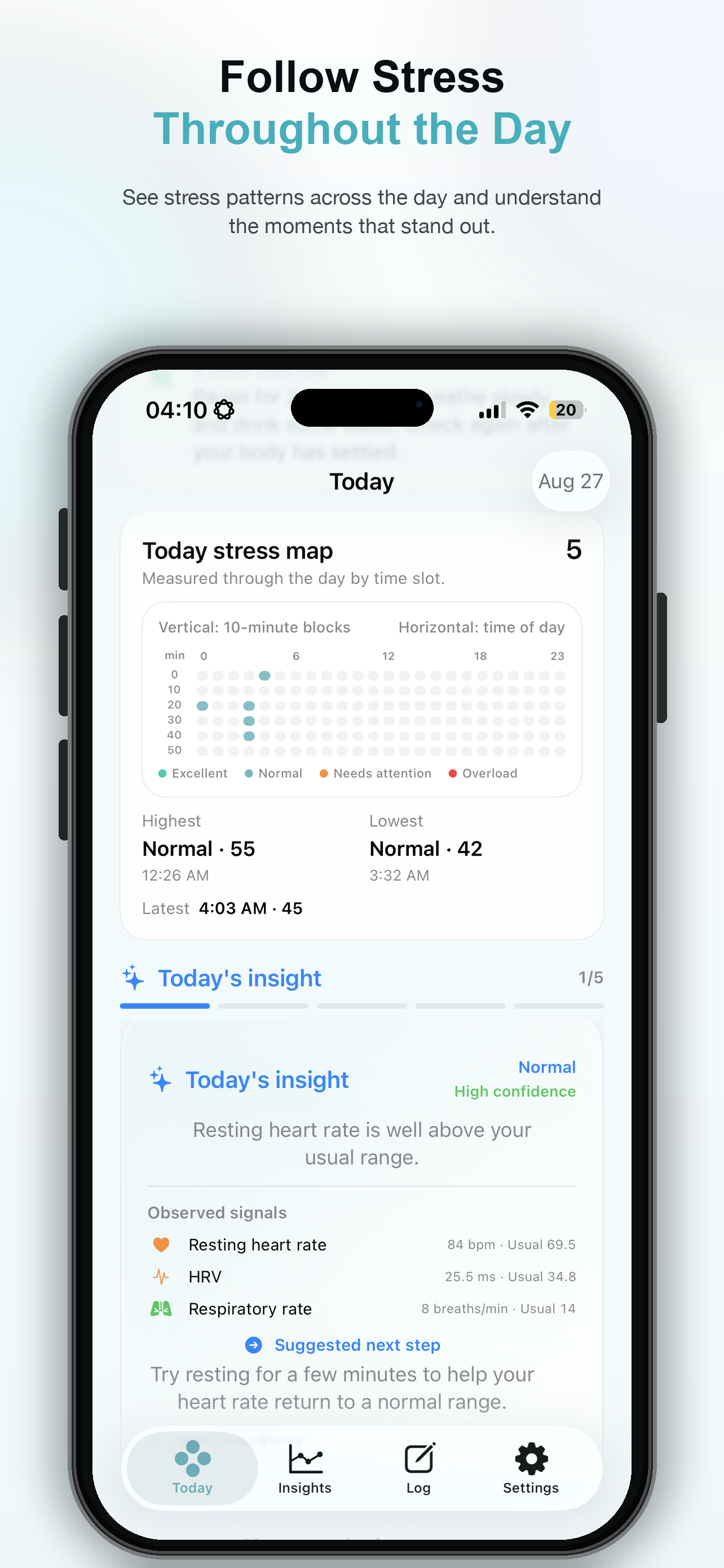 Flow Watch: Stress & HRV screenshot 3
