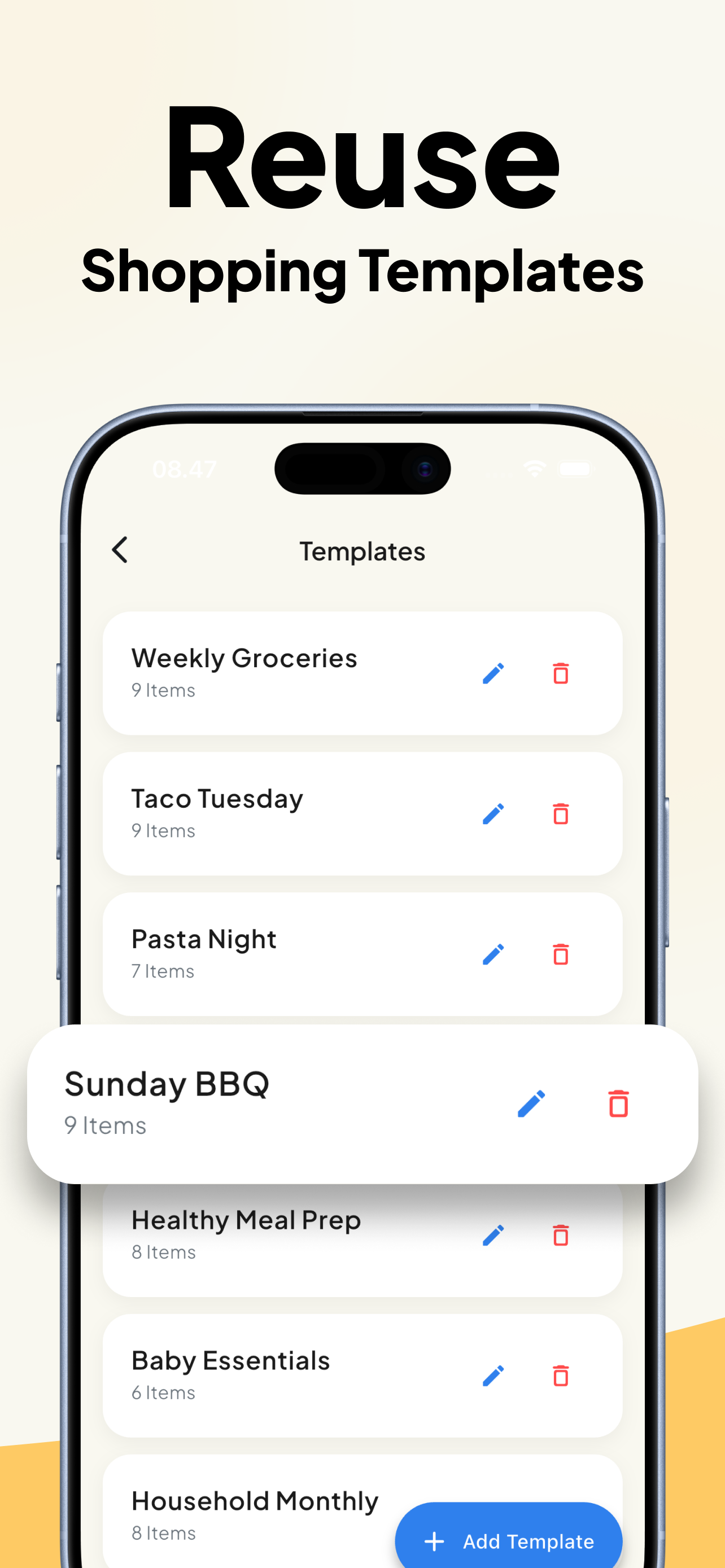GroceeList: Shopping List screenshot 4