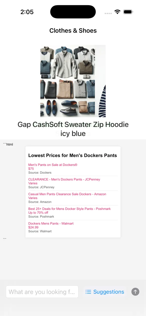 Screenshot #2 pour Ai Clothes and Shoes Finder