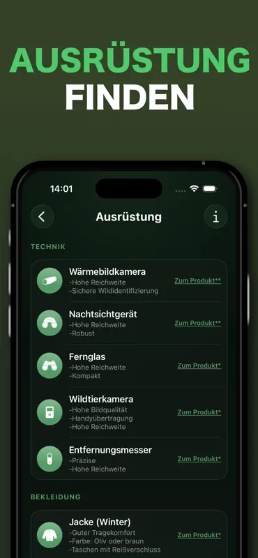 Jagdzeiten App - Hunting Plus screenshot 8 of 8
