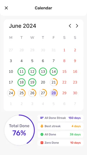 Habit Tracker - Daily Goals screenshot 2