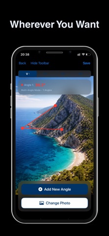 Angle Finder & Measure Bevel iPhone screenshot