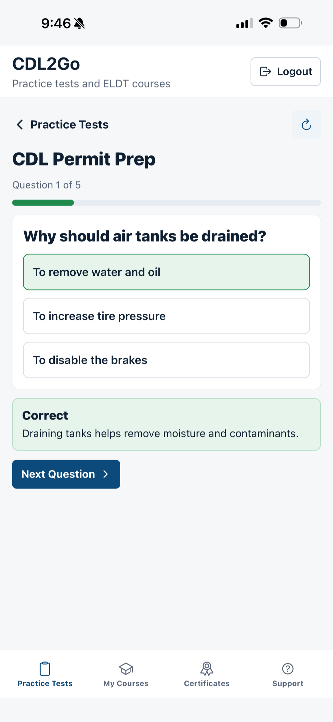 CDL2Go screenshot 3