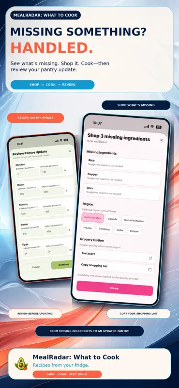 MealRadar: What to cook screenshot 7 of 10