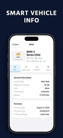 WheelTrack: Fuel & Mileage Log Screenshot 3 of 8