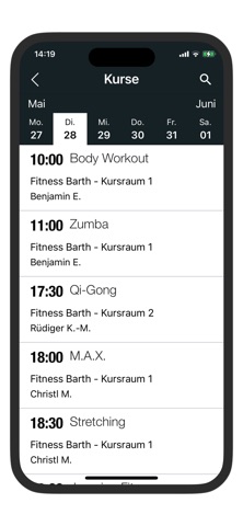 Fitness Barth screenshot