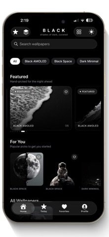 Black Wallpapers : Dark Themes screenshot