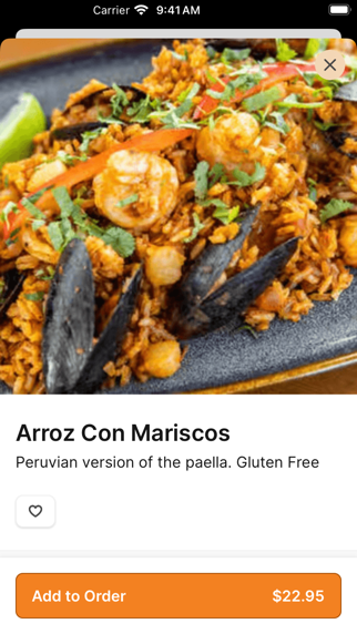 Brasas Peruanas iPhone screenshot 4 - Food & Drink app
